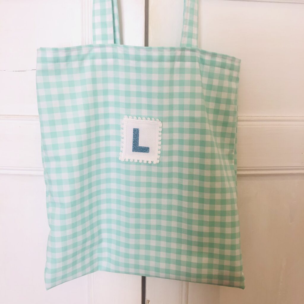 TOTE BAG VICHY MINT