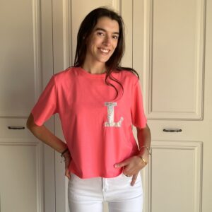 CAMISETA ROSA SHINE PERSONALIZADA
